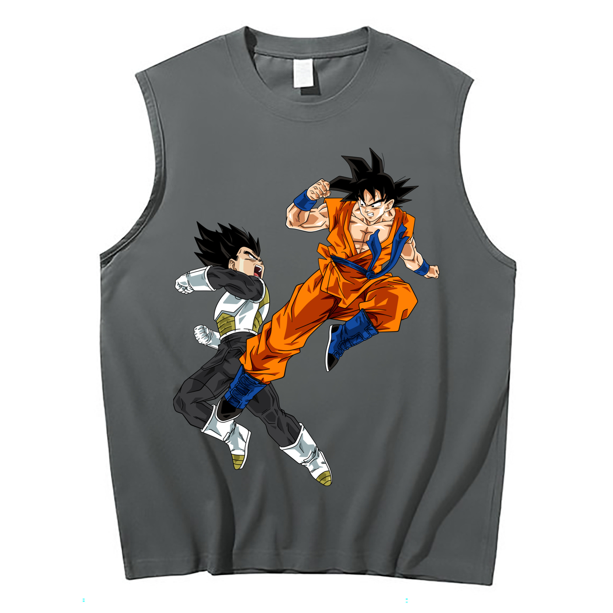 （画像用） ドラゴンボール 孫悟空（そん ごくう）Son Goku カカロット DRAGON BALL Kakarotto コットン100％タンクトップ（フロントプリント）